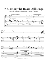 In Memory the Heart Still Sings Score