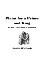 Plaint for a Prince and King CompleteScoreBrass&Perc001.docx